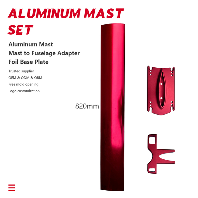 Foil Accessory Aluminum Mast  82cm 19mm  Adapter Mast Aluminum Alloy