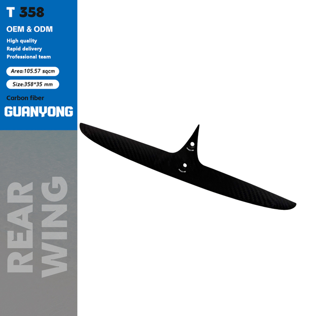 105.57sqcm Hydrofoil Rear Wings 365mm 362mm Diy Surf Wing