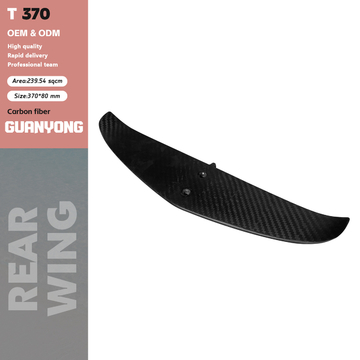 Black Hydrofoil Rear Wings Red ODM Fuselage  Wing For Surfing