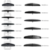 Black Hydrofoil Rear Wings Red ODM Fuselage  Wing For Surfing