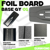 Universal Foil Mount Hydrofoil Board Plate Carbon Fiber Surfboard Base Accessory