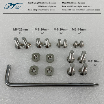 Stainless Steel Hydrofoil Screws M8 M6 For Wing Foil Efoil Board