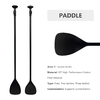 Adjustable Carbon Fiber Paddle Water Sports Portable Kayak 290x250mm Adjustable Carbon Fiber Paddle Water Sports Portable Kayak 290x250mm