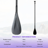 Customizable Logo Sup Paddle Board Lightweight 9kg 2 Piece Carbon Sup Paddle
