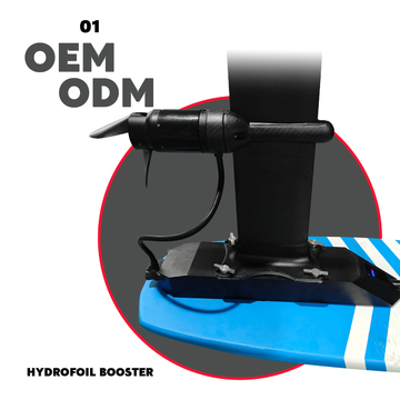 Blue Power Foil Assist Carbon Hydrofoil Water Play Surfing Thruster Foil Drive