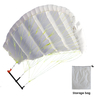 Beginner Friendly Parawings 280 X 130cm Skateboard Teaching Kitesurf Pump