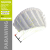 Beginner Friendly Parawings 280 X 130cm Skateboard Teaching Kitesurf Pump