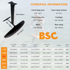 On Sale BSC970 Hydrofoil Front Wing Carbon Foil Affordable Foil Kit Wingfoil Surfing