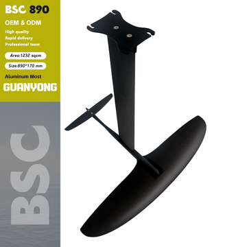BSC 890 High-Performance Carbon Hydrofoil Front Wing for Kitesurfing and Wing Board Surfing Foil