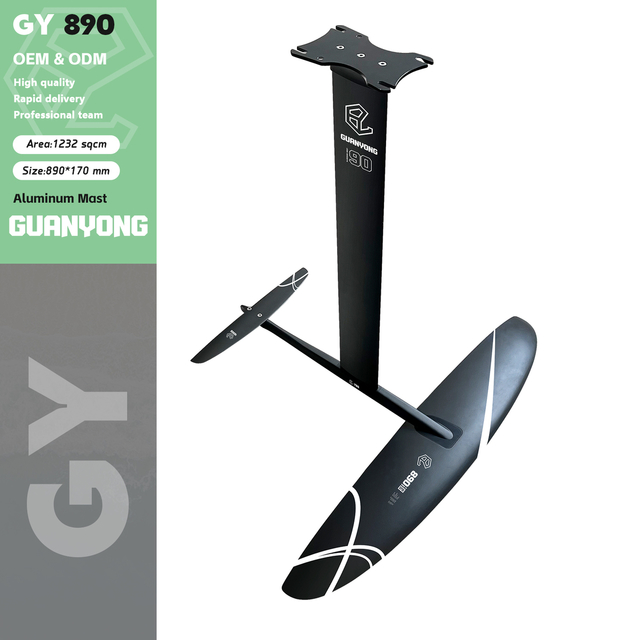Unisex GY890 Hydrofoil Carbon Fiber Surfing 1232sqcm Downwind FoilWater Play Kitesurfing