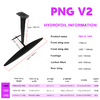 High Quality Carbon GY-AXIS PNGv2 1400 Hydrofoil Pump Foil Water Play Surfing High Quality Carbon GY-AXIS PNGv2 1400 Hydrofoil Pump Foil Water Play Surfing
