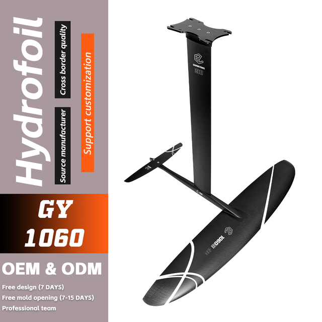 Ultralight GY1060 Carbon Hydrofoil Front Wing 106*20cm Surfing Ocean Waters Compatible Other GY Foil