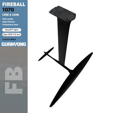 FIREBALL 1070 UHM Carbon Hydrofoil Tight Turns Carving Performance and Agile Freeride Foiling