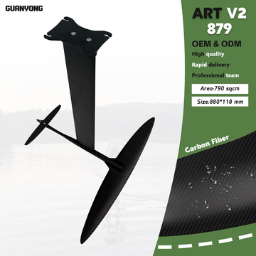 Advanced Surf Wing Foil ART V2 879 Hydrofoil With Smooth Lift Glide Control Skilled Riders